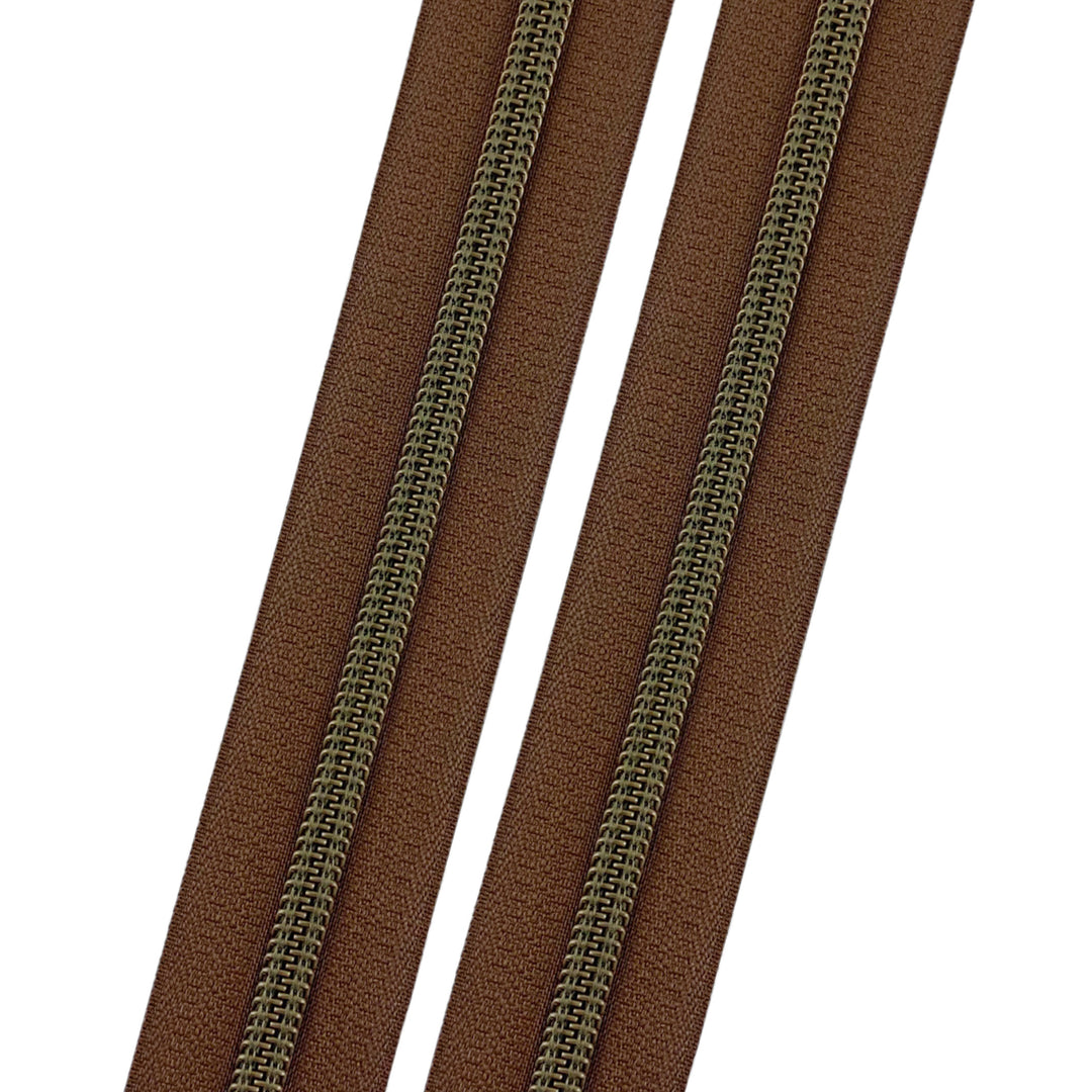 Brownie Points - #5 Bronze Nylon Coil Zipper Tape