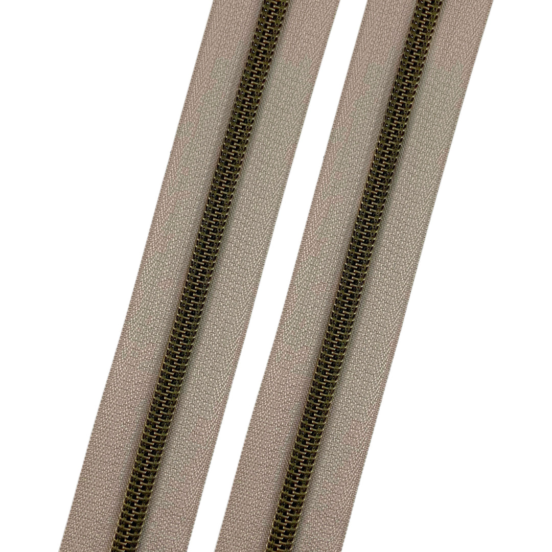 Dove - #5 Bronze Nylon Coil Zipper Tape
