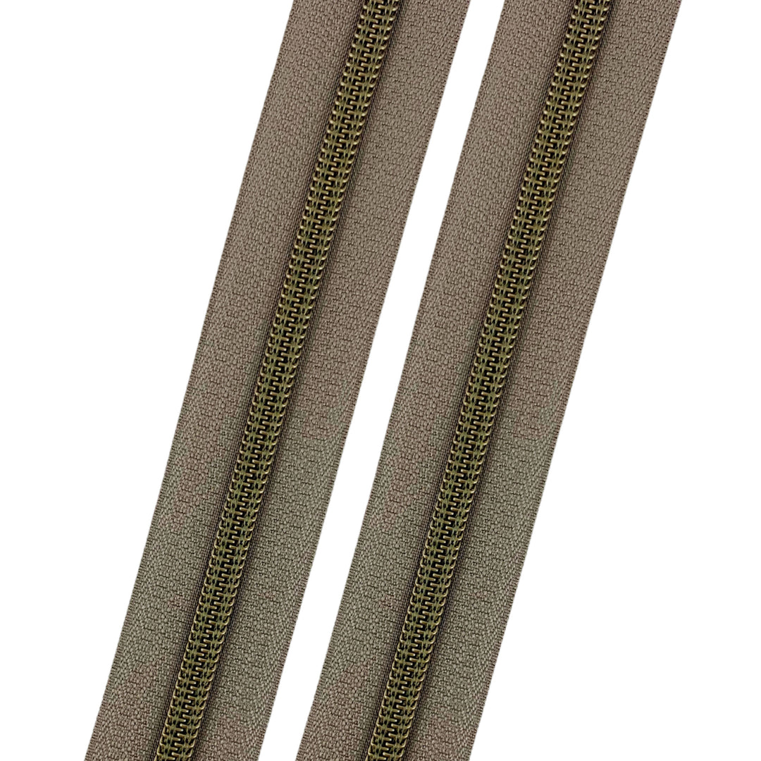 Peppercorn - #5 Bronze Nylon Coil Zipper Tape