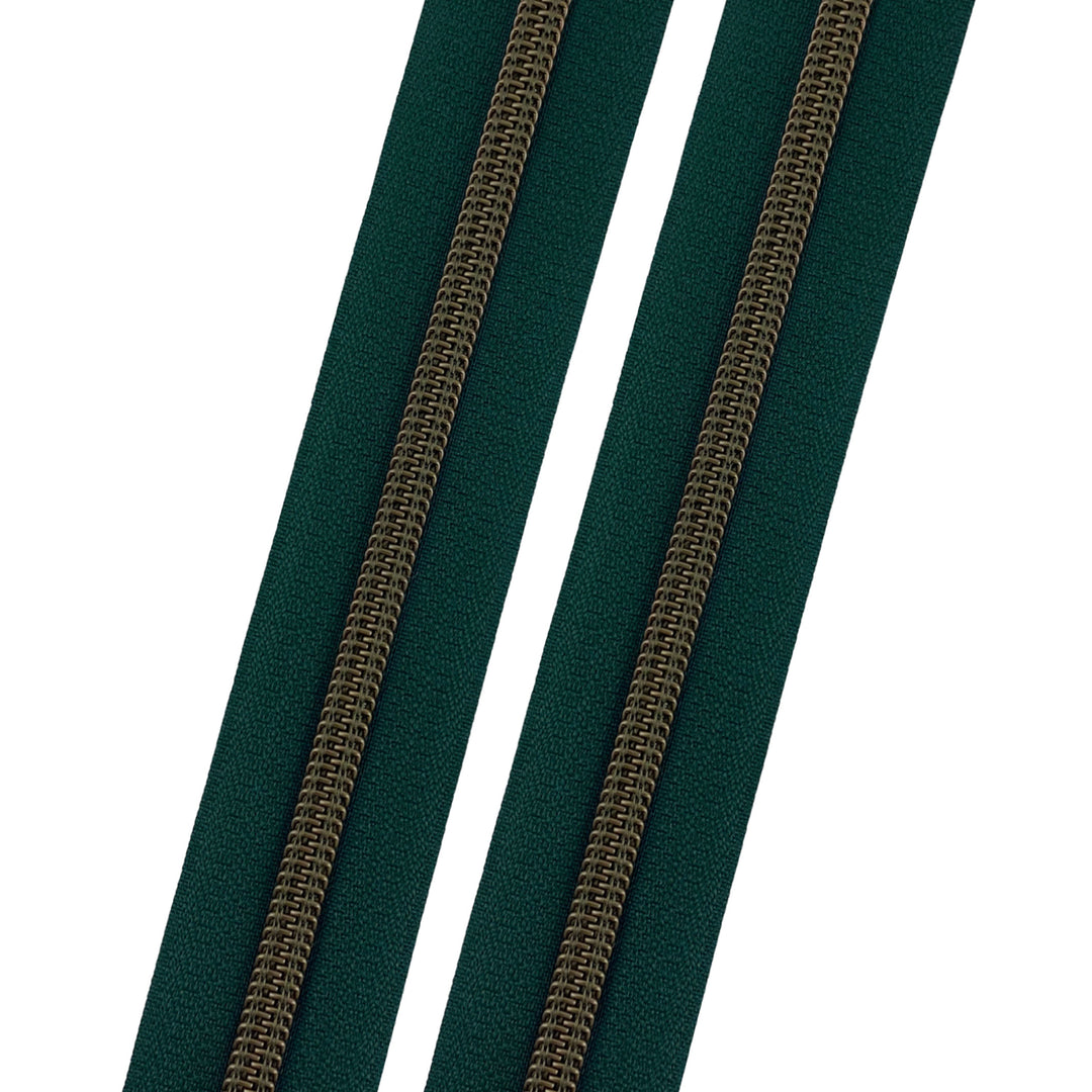 Pine - #5 Bronze Nylon Coil Zipper Tape