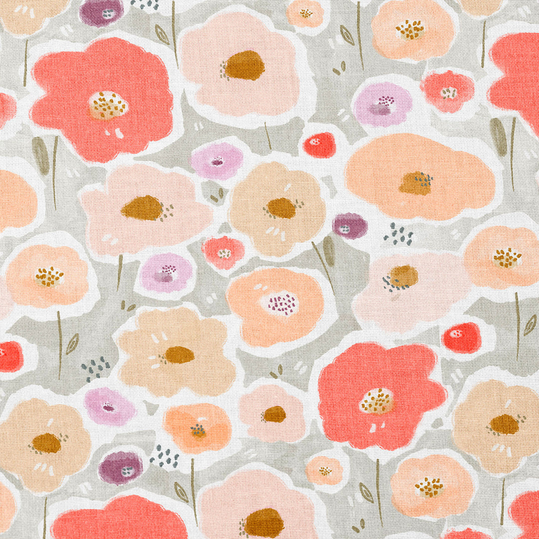 Blushin' and Gushin' - Water Resistant Cotton Canvas