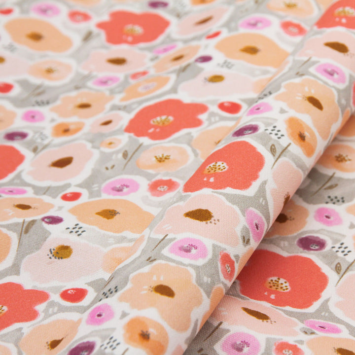 Blushin' and Gushin' - Water Resistant Cotton Canvas