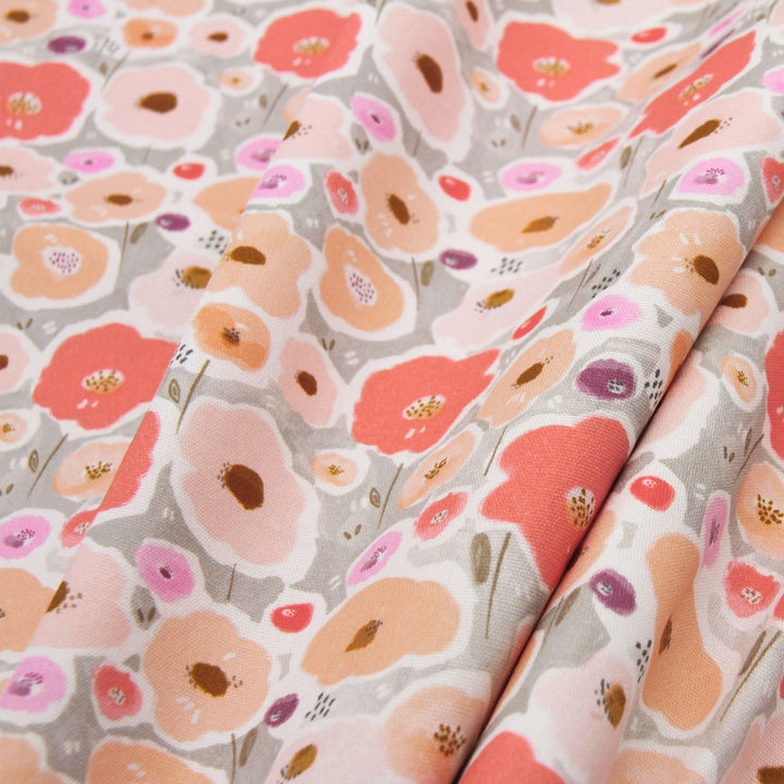 Blushin' and Gushin' - Water Resistant Cotton Canvas