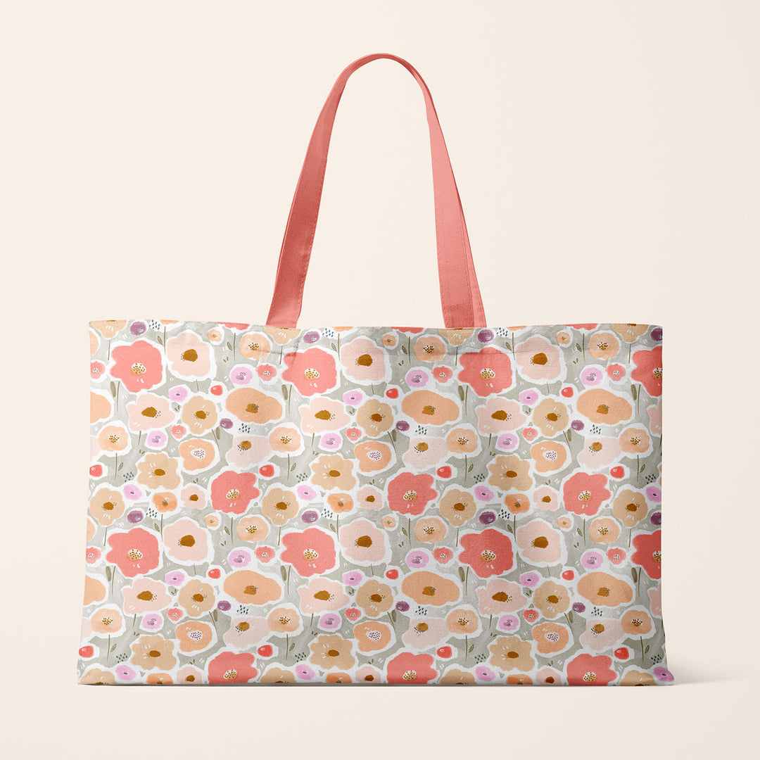 Blushin' and Gushin' - Water Resistant Cotton Canvas