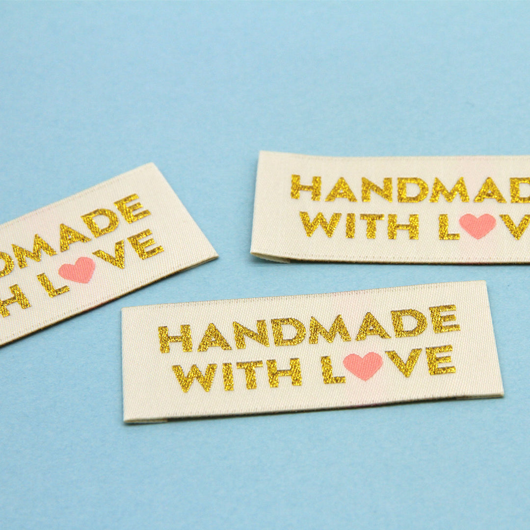 Handmade With Love - Woven Labels