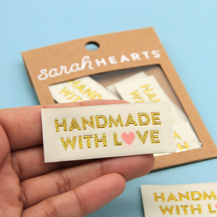 Handmade With Love - Woven Labels