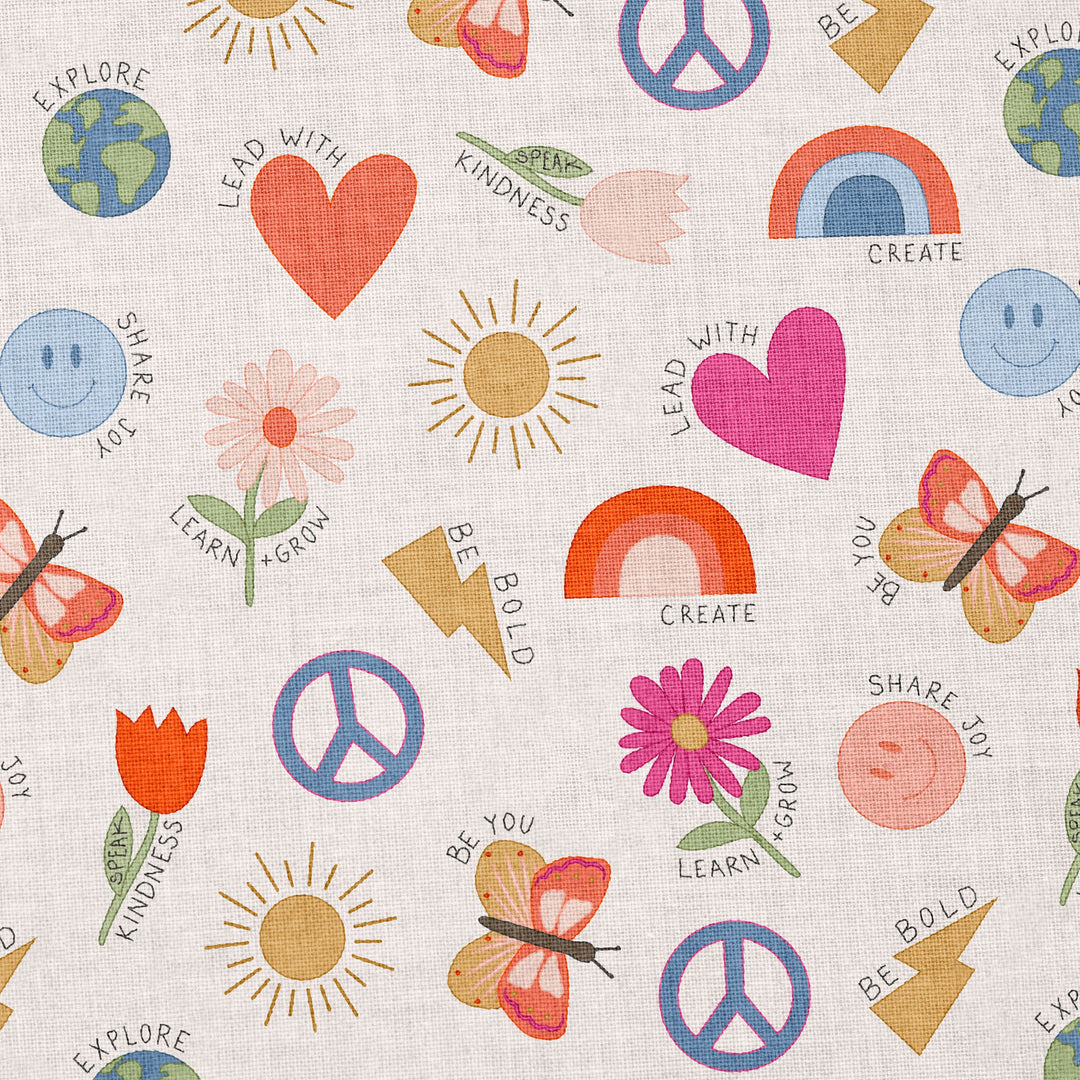 Lead With Love - Water Resistant Cotton Canvas