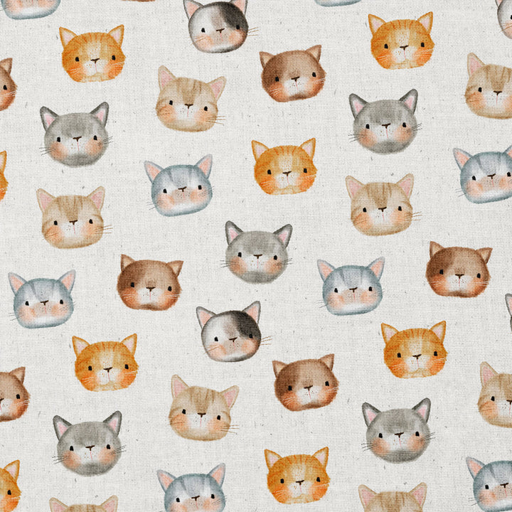 Purrfectly Adorable - Water Resistant Cotton Canvas