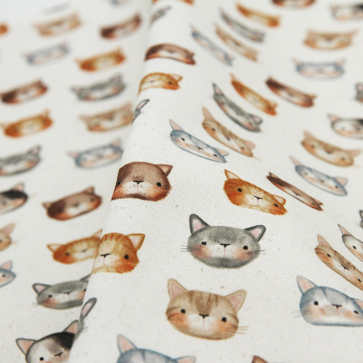 Purrfectly Adorable - Water Resistant Cotton Canvas