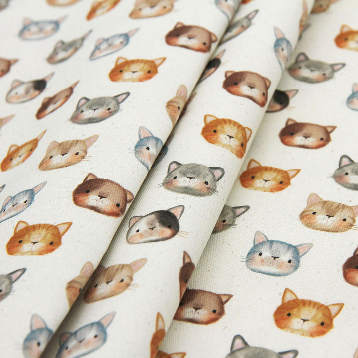 Purrfectly Adorable - Water Resistant Cotton Canvas