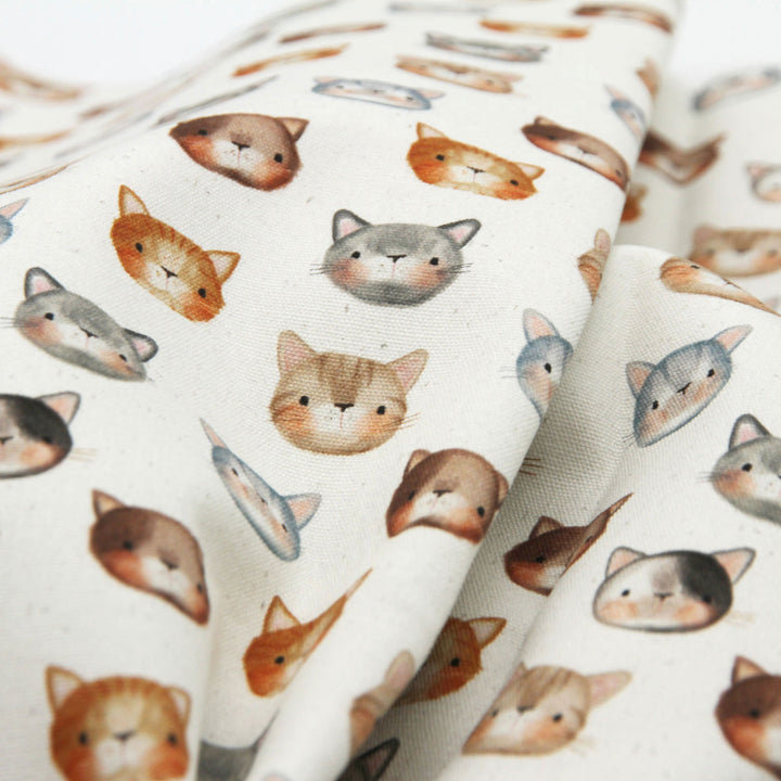 Purrfectly Adorable - Water Resistant Cotton Canvas