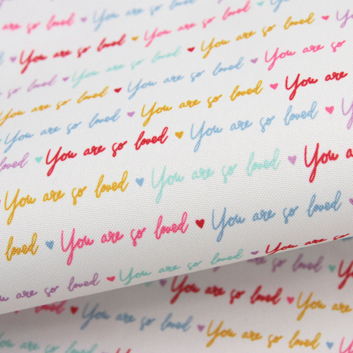 You Are So Loved - Lightweight Water Resistant Canvas