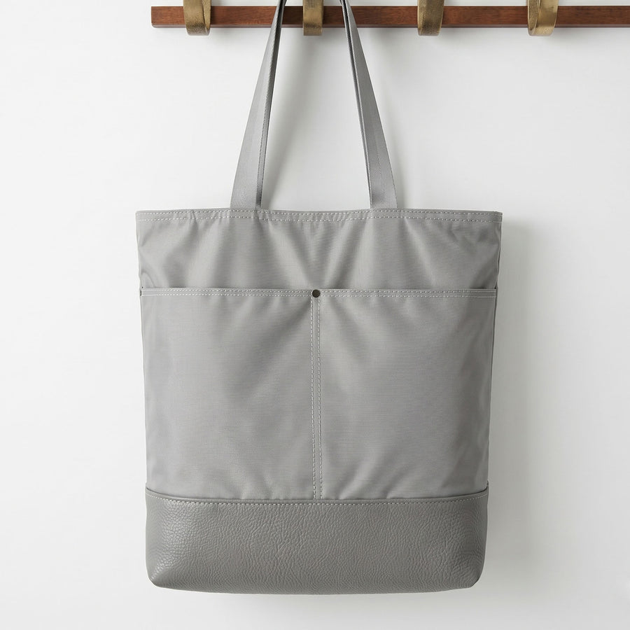 Wool + Wax Tote by Noodlehead in Grey - Bag Making Kit