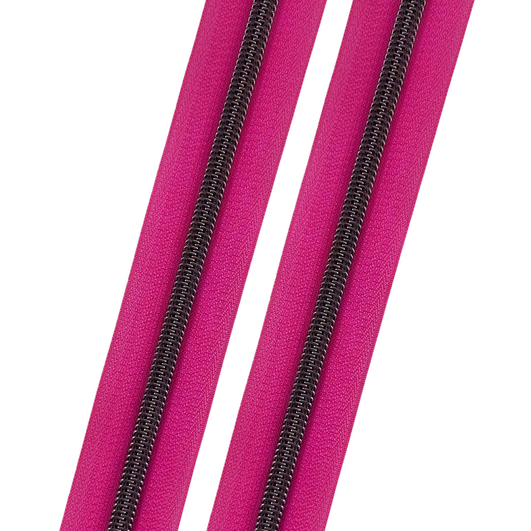 Valentine - #5 Gunmetal Nylon Coil Zipper Tape