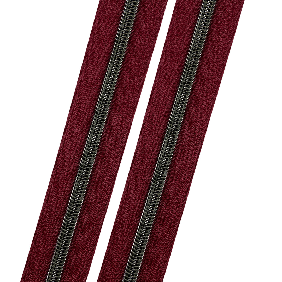 Fine Wine - #5 Gunmetal Nylon Coil Zipper Tape