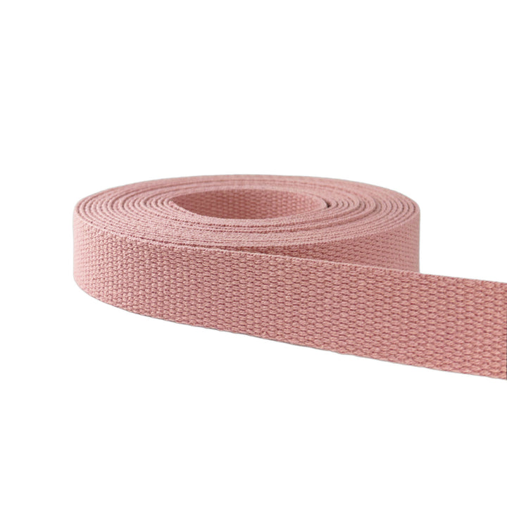 Dusty Rose - Cotton Webbing