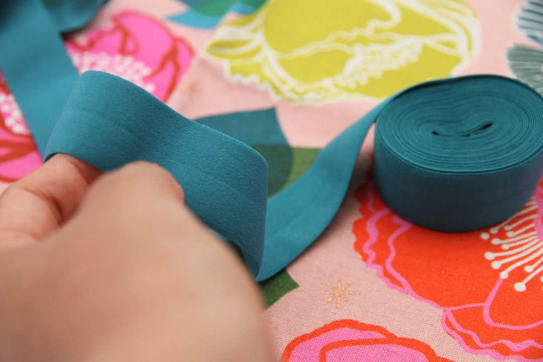 Fold Over Elastic for Bag Binding