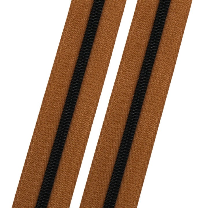 Cappuccino - #5 Black Nylon Coil Zipper Tape
