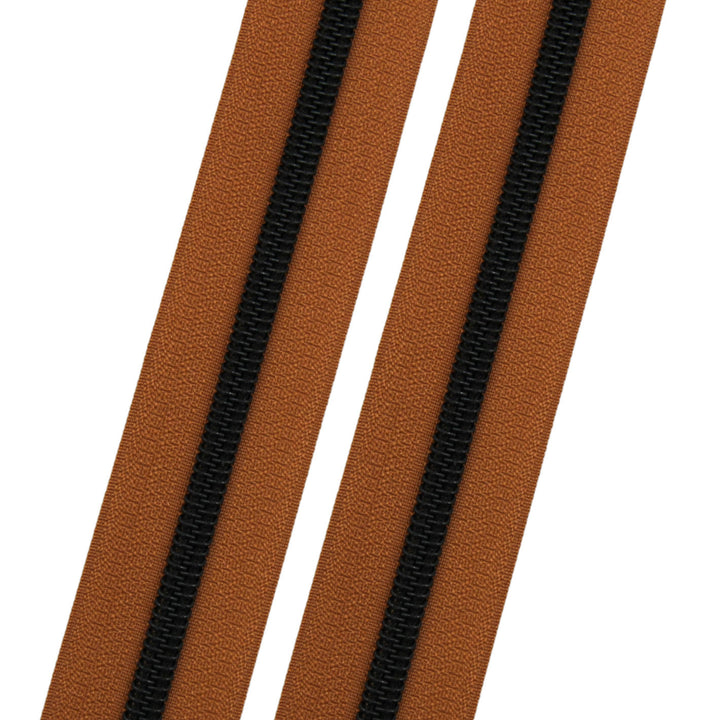 Cappuccino - #5 Black Nylon Coil Zipper Tape
