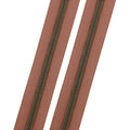Champagne Rose - #5 Bronze Nylon Coil Zipper Tape