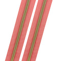 Coral Reef - #5 Gold Nylon Coil Zipper Tape