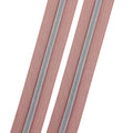 Dusty Rose - #5 Silver Nylon Coil Zipper Tape