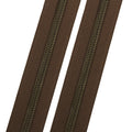 English Saddle - #5 Bronze Nylon Coil Zipper Tape