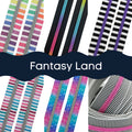 Fantasy Land - Zipper Tape Bundle