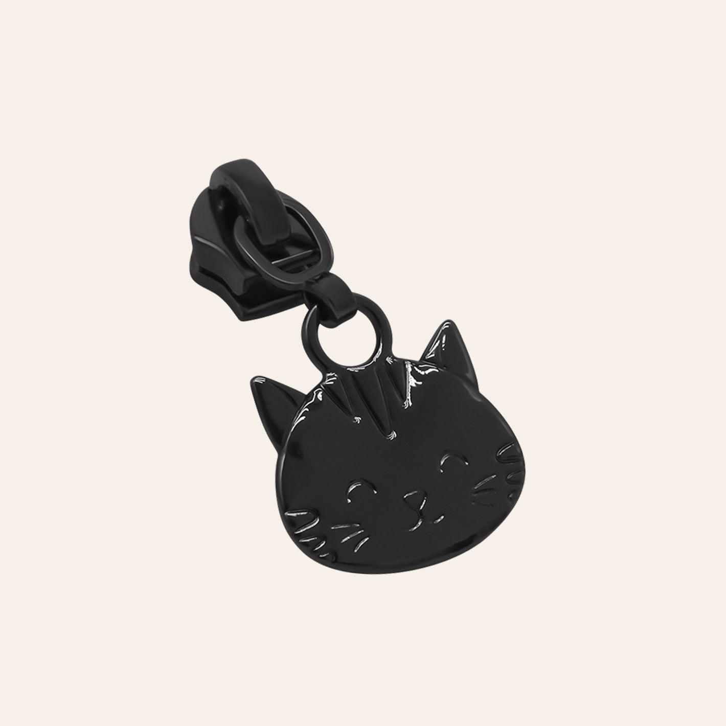 アクセサリー Schwarze Katze Nat the Cat Pulls - Size #5 – Zipper Valley
