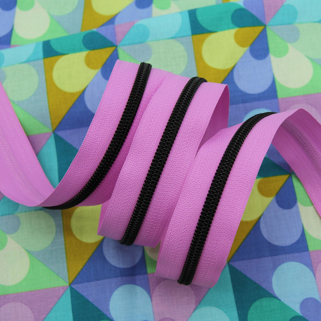I Lilac You - #5 Black Nylon Coil Zipper Tape