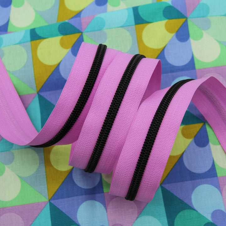 I Lilac You - #5 Black Nylon Coil Zipper Tape