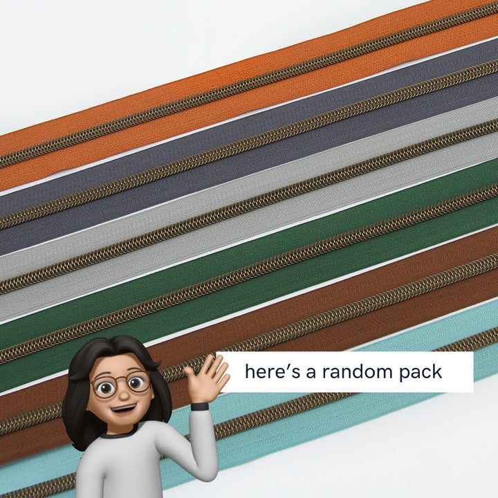 Nylon Zipper Tape - Mystery Pack