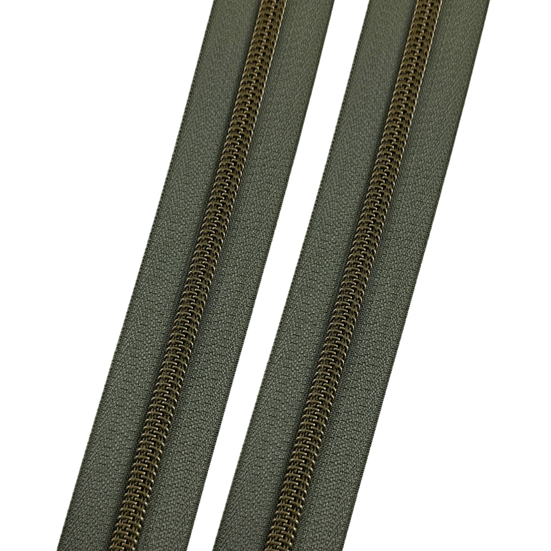 Into the Woods - #5 Bronze Nylon Coil Zipper Tape