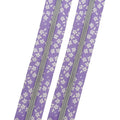 Lavender Field - #5 Silver Nylon Coil Zipper Tape