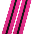 Neon Pink Nostalgia - #5 Black Nylon Coil Zipper Tape