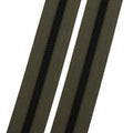 Olive  - #5 Black Nylon Coil Zipper Tape