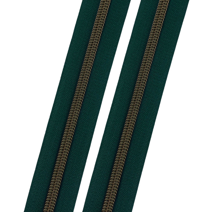 Pine - #5 Bronze Nylon Coil Zipper Tape