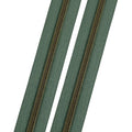 Sage - #5 Bronze Nylon Coil Zipper Tape