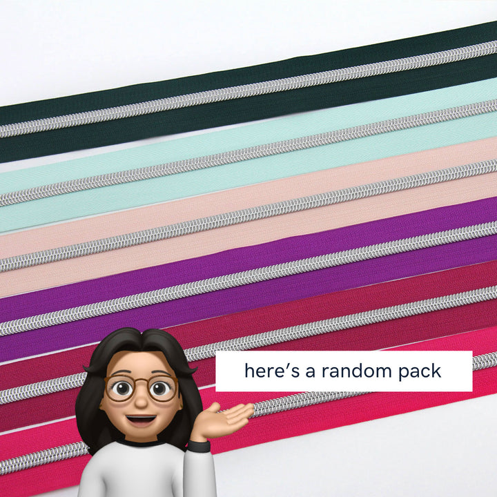 Nylon Zipper Tape - Mystery Pack