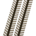 Subtle Chevron - #5 Bronze Nylon Coil Zipper Tape