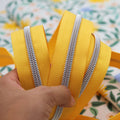 Pocketful of Sunshine - #5 Silver Nylon Coil Zipper Tape