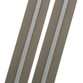 Greystone - #5 Silver Nylon Coil Zipper Tape