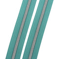 Happy Tears - #5 Silver Nylon Coil Zipper Tape