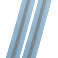 Mr. Blue Sky - #5 Silver Nylon Coil Zipper Tape