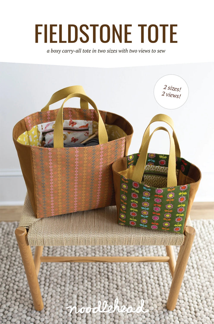 Fieldstone Tote by Noodlehead - Printed Paper Pattern