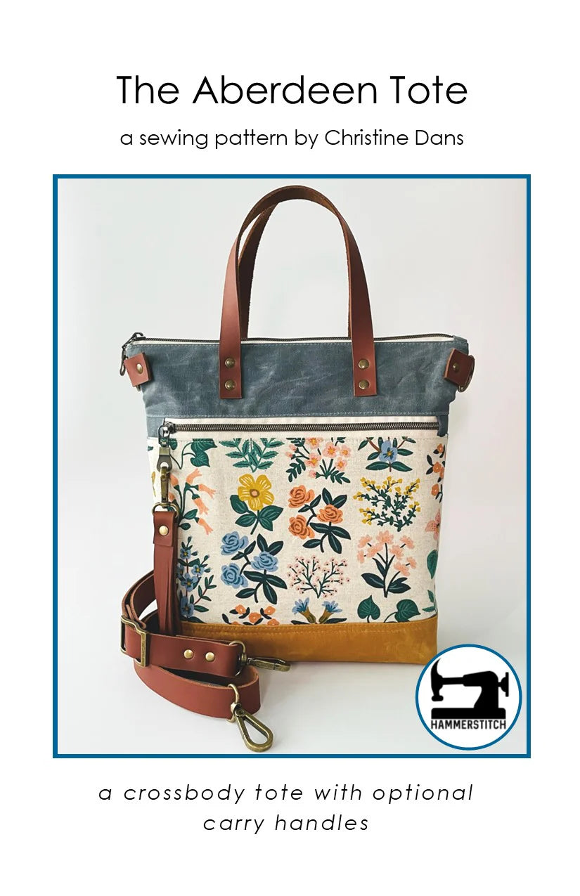 The Aberdeen Tote by Hammerstitch - Printed Paper Pattern
