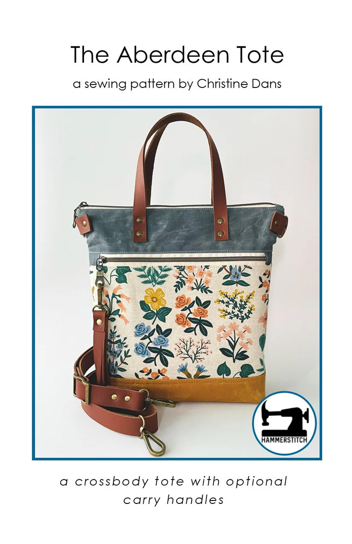 The Aberdeen Tote by Hammerstitch - Printed Paper Pattern