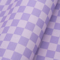 Pretty Purple Check - Midweight Water Resistant Canvas