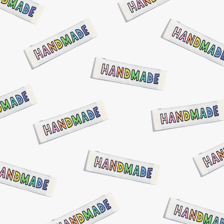 Handmade Rainbow - Woven Labels