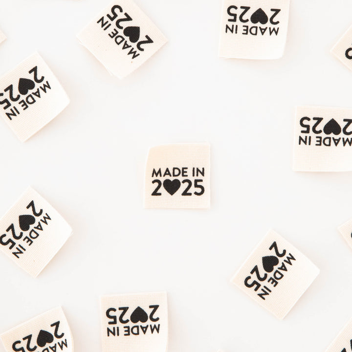 Black Made in 2025  - Woven Labels